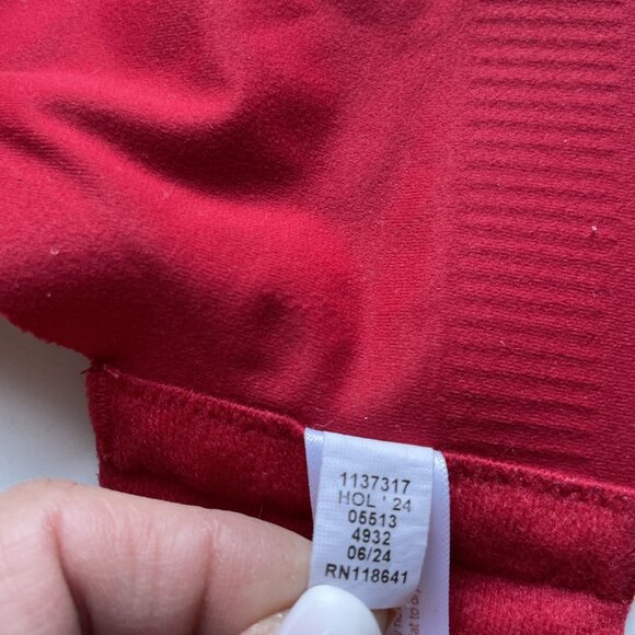 Cacique Lane Bryant Modern Luxe Lightly Lined Balconette Bra Size 42DDD Red - Picture 9 of 9